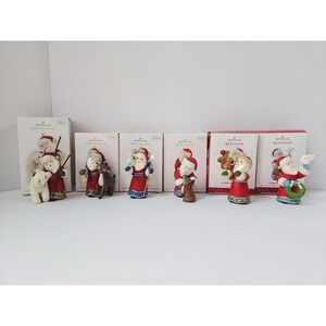 Hallmark Christmas ornament Series A Visit from Santa  #1-6